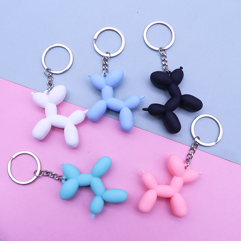 Cute Balloon Dog Keychain for Kids - Backpack School Bag Hanging Ornament
