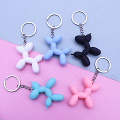 Cute Balloon Dog Keychain for Kids - Backpack School Bag Hanging Ornament