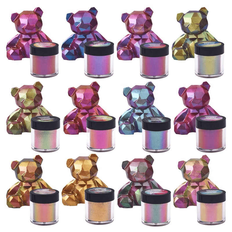 5g Mirror Chameleons Pigment Pearl Epoxy Resin Glitter Kit