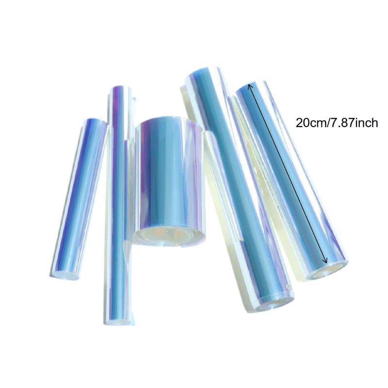 Aurora Laser Film Foil Resin Jewelry Stuff Rainbow Stickers