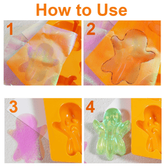 Aurora Laser Film Foil Resin Jewelry Stuff Rainbow Stickers