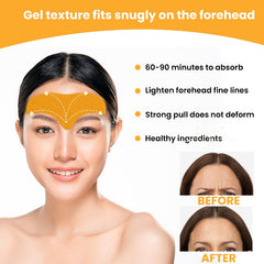 10 pcs Wrinkle Forehead Patches - Reduce Wrinkles and Fine Lines