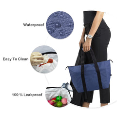 Portable Insulated Cooler Bag for Travel Hiking Beach Picnic BBQ Party