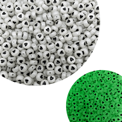100Pcs 4x7mm Glow In The Dark Acrylic Beads Round Loose Beads DIY Jewelry