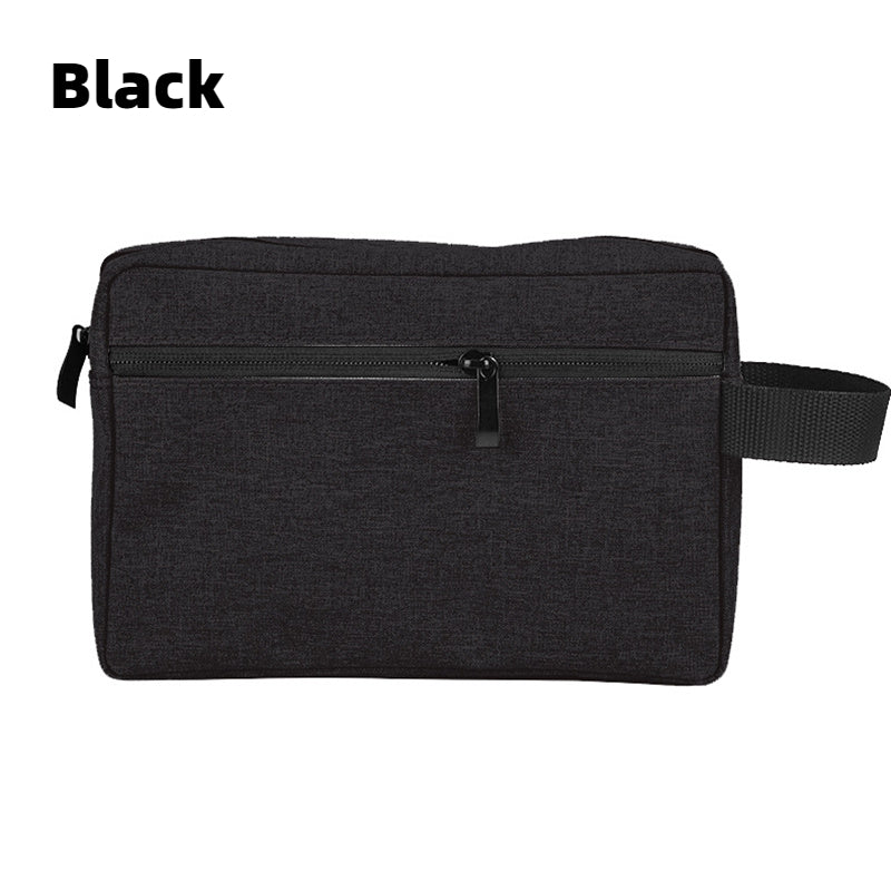 Small Travel Toiletry Bag with Zipper and Handle