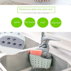 Sink Sponge Holder and Drain Basket Set