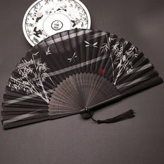 Chinese Style Folding Fan Retro Handheld Fan Ladies Folding Fan