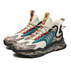 Men's Lightweight Breathable Running Shoes Non-slip Sneakers