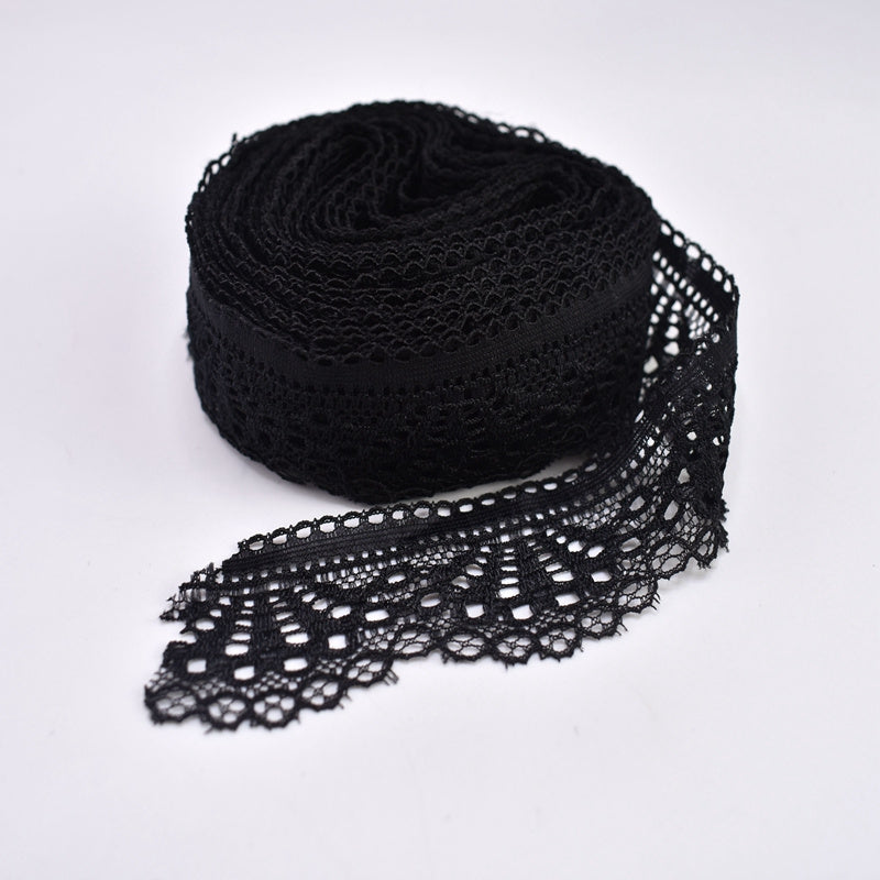 10Yards Elastic Lace Ribbon for DIY Dress Sewing Crafts and Wedding Party
