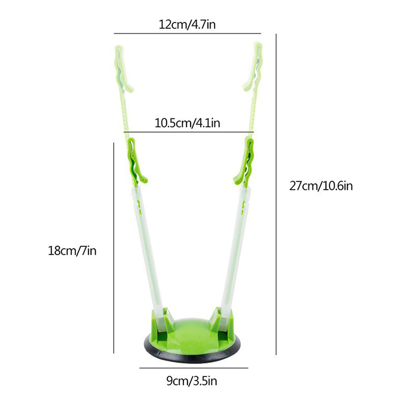 Adjustable Food Bag Holder Non Slip Ziplock Storage Bag Clip