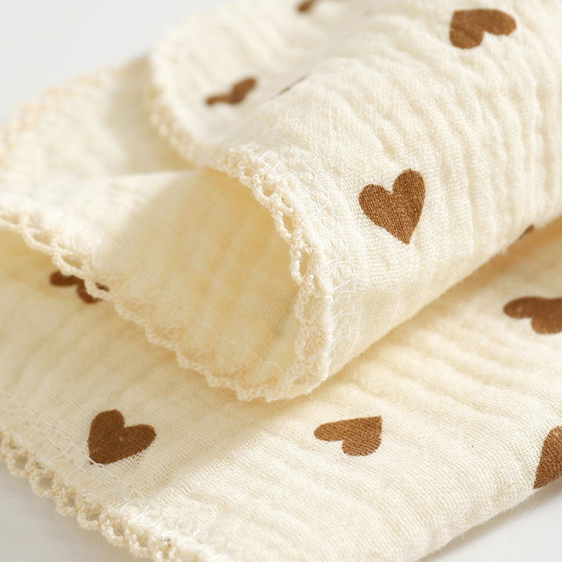 Soft Pattern Face Towel 9.84x9.84in Quick Drying Wash Cloth