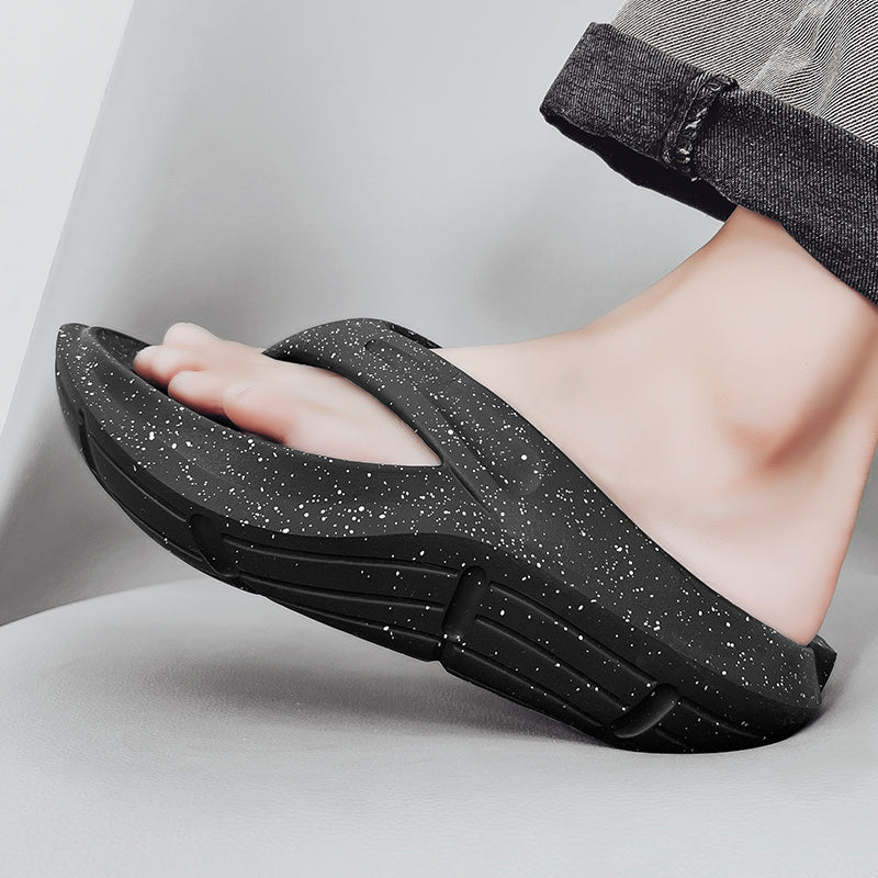 Men's Platform Flip Flops Summer Comfortable Non Slip Thong Sandals