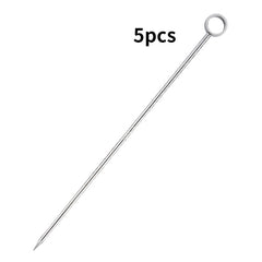 5pcs Stainless Steel Wine Stirrers Fruit Forks for Cocktails Bar Barten