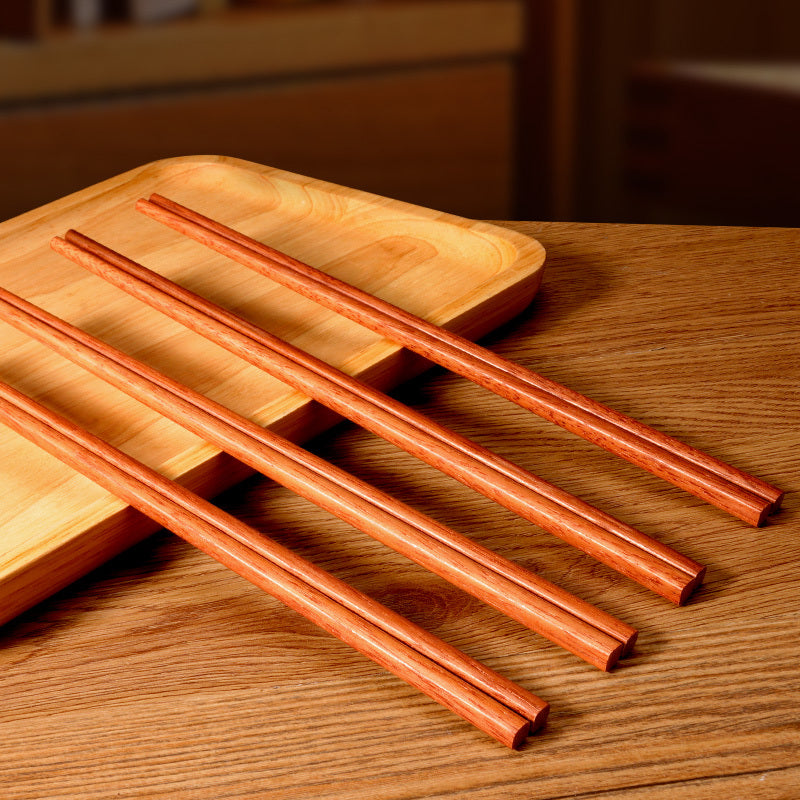Wooden Chopsticks Set Red Sandalwood Anti Slip