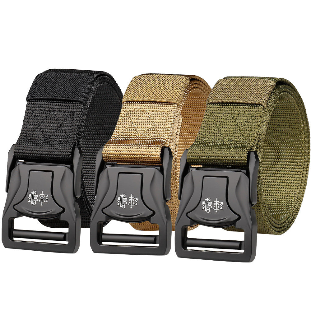 Heavy Duty Quick Release Tactical Belt for Outdoor Sports