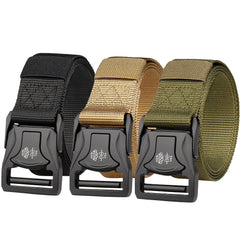 Heavy Duty Quick Release Tactical Belt for Outdoor Sports