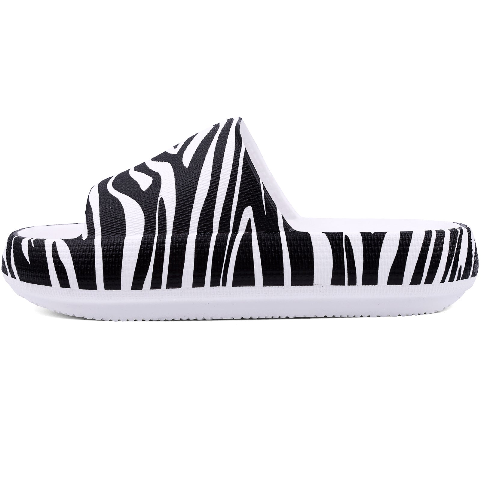 Women's Soft Sole Slides Comfortable Lightweight Open Toe Slip On Shoes