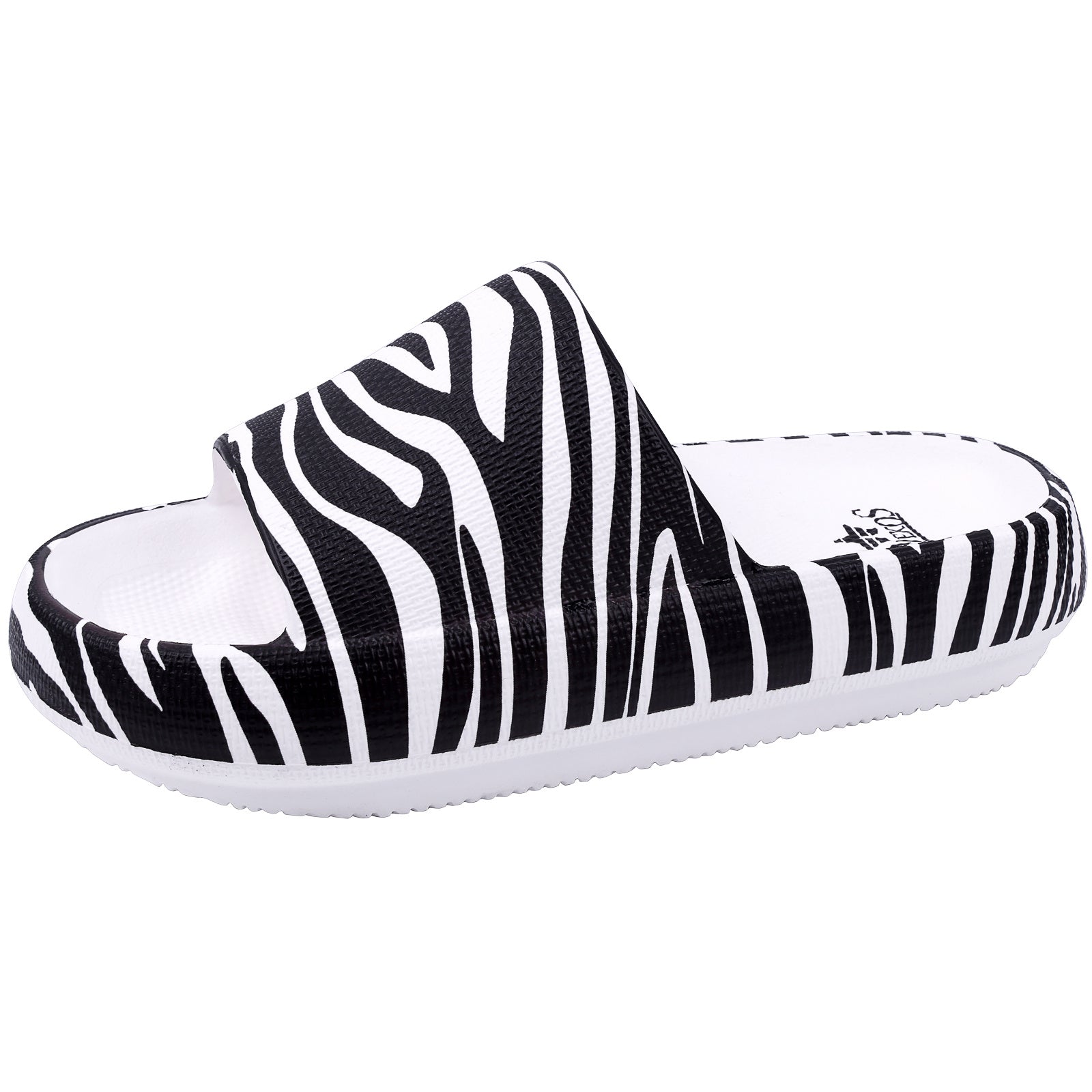 Women's Soft Sole Slides Comfortable Lightweight Open Toe Slip On Shoes