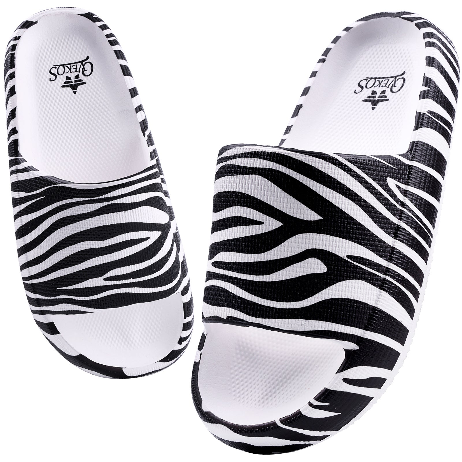 Women's Soft Sole Slides Comfortable Lightweight Open Toe Slip On Shoes
