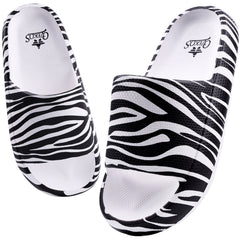 Women's Soft Sole Slides Comfortable Lightweight Open Toe Slip On Shoes