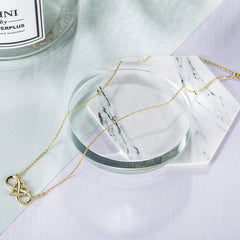 Infinity Heart Pendant Necklace Jewelry Gift For Girls