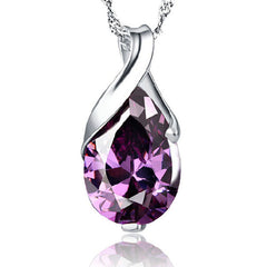 Rhinestone Pendant Necklace for Girls