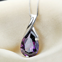 Rhinestone Pendant Necklace for Girls