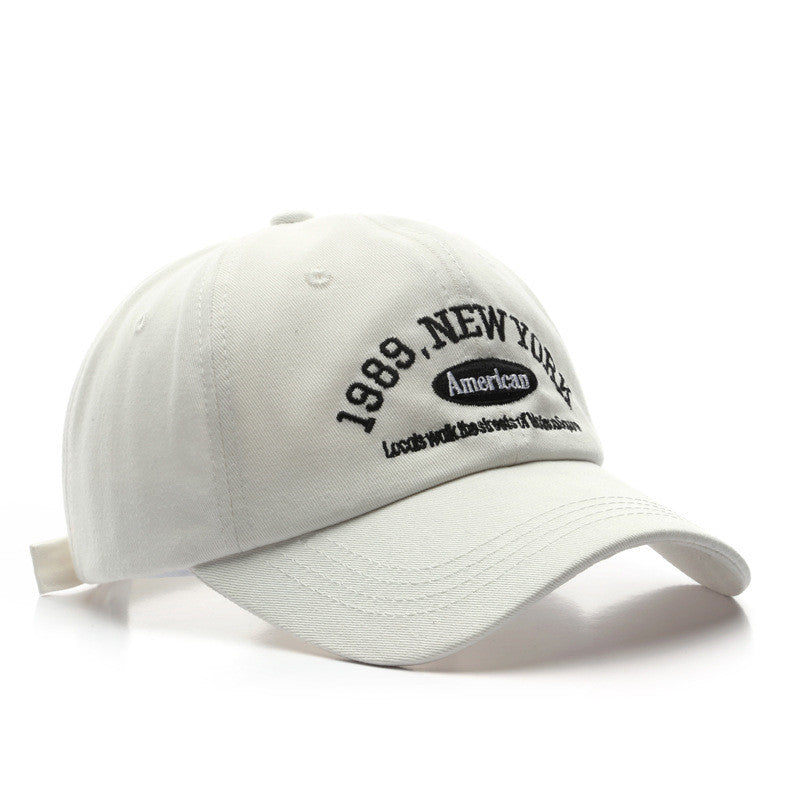 1989 Embroidery Casual Baseball Cap Solid Sunscreen Dad Hat Unisex Vintage Sun