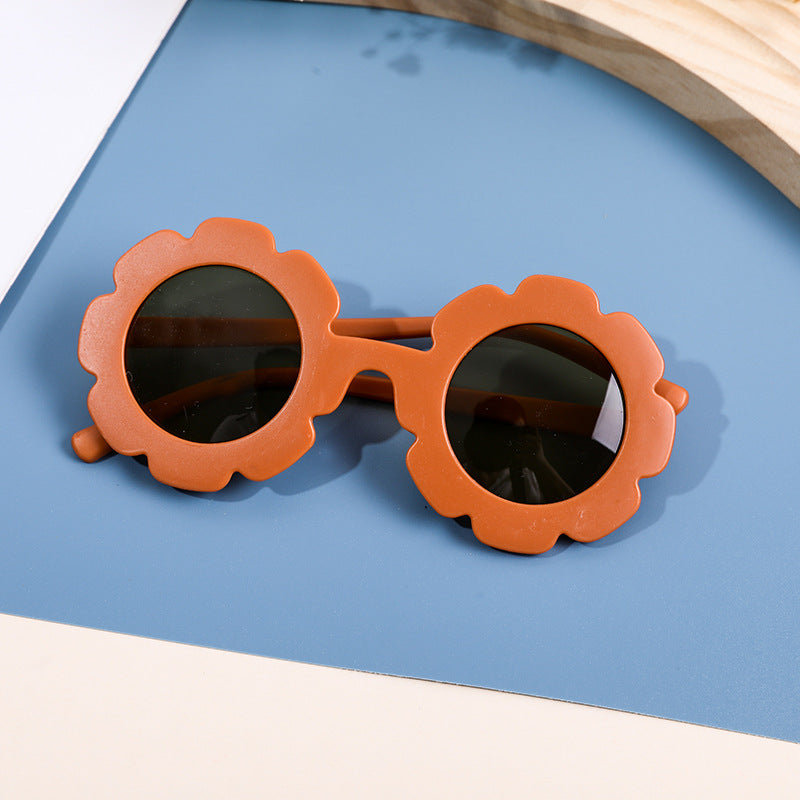 Y2K Flower Frame Sunglasses UV Protection