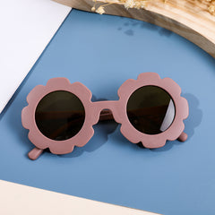 Y2K Flower Frame Sunglasses UV Protection