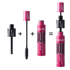 Waterproof 3D Fiber Mascara Double Layer Curling Thick Eyelash Makeup