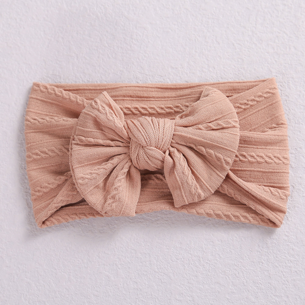 Bow Nylon Headband for Baby Girls