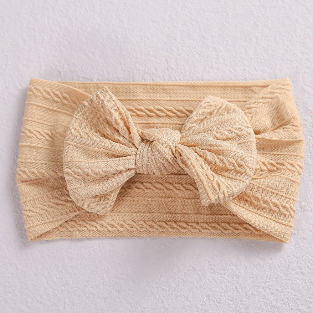 Bow Nylon Headband for Baby Girls