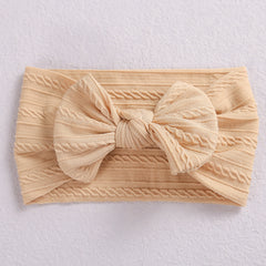 Bow Nylon Headband for Baby Girls