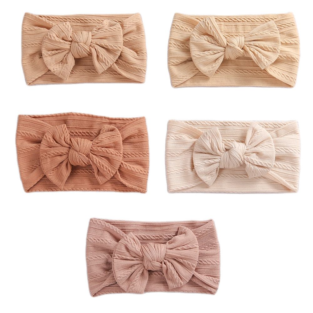 Bow Nylon Headband for Baby Girls