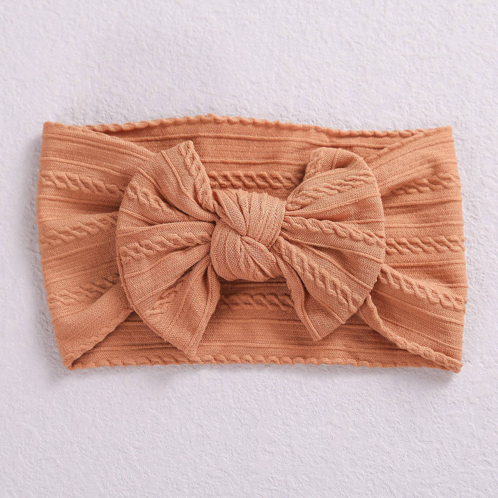 Bow Nylon Headband for Baby Girls