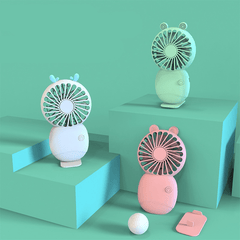 Rabbit Shape Pocket Fan USB Rechargeable