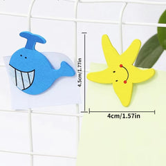 12pcs Animal Wooden Fridge Magnet Sticker Kids Toy