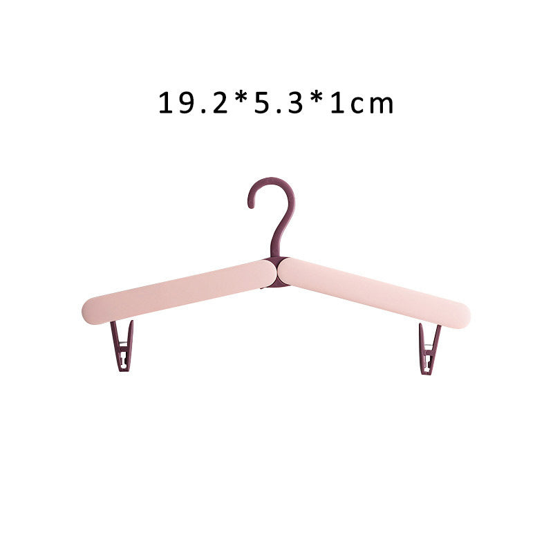 Portable ABS Hanger with Clip for Socks & Underwear Drying