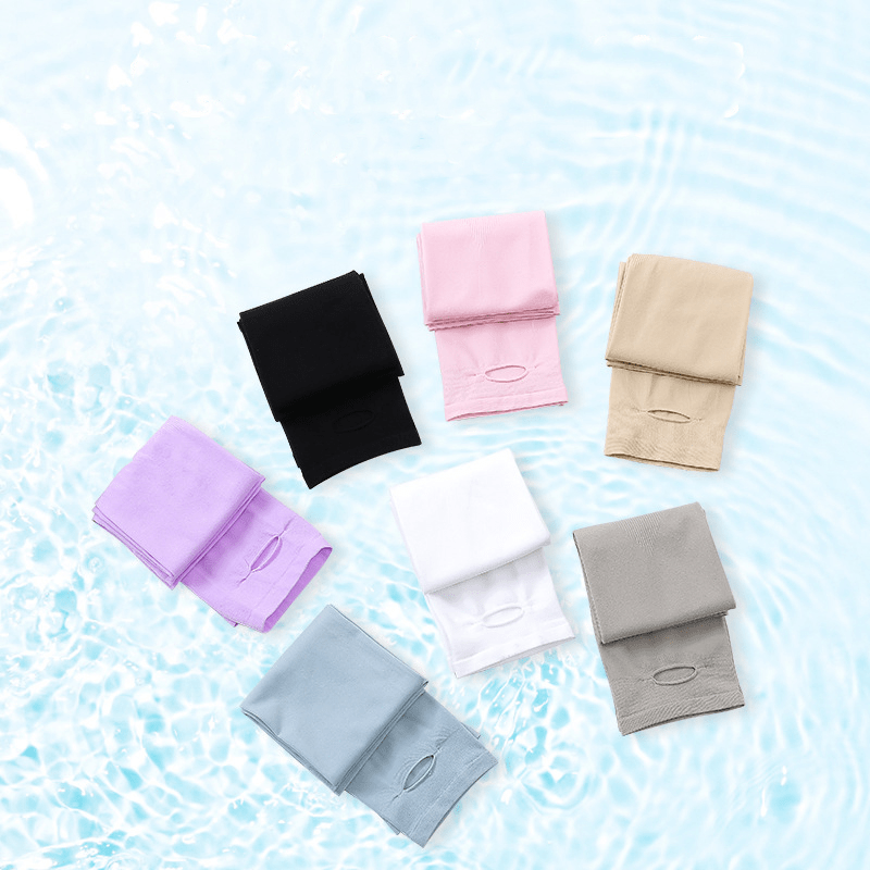 Ice Silk Sleeves UV Protection Unisex Gloves