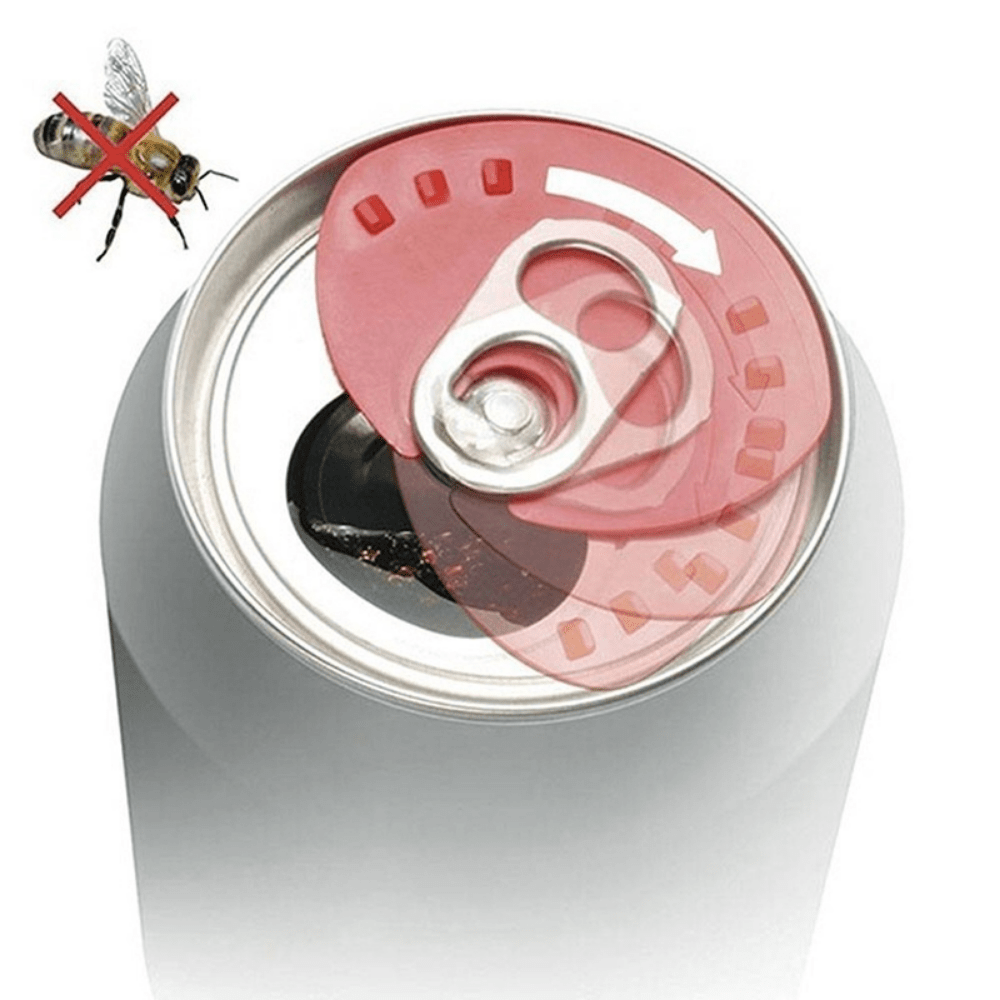 5pcs Beverage Can Lid Cap Soda Drink Snaps Tops Cover