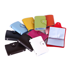 24 Card Slot Card Holder for Women Men Coin Purse Accessories