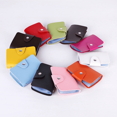 24 Card Slot Card Holder for Women Men Coin Purse Accessories