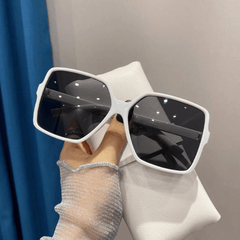 Oversized Mirror Lens Sunglasses Gradient UV400