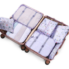 7 Pcs Travel Storage Bag Set Lightweight Dustproof Clothes Organizers