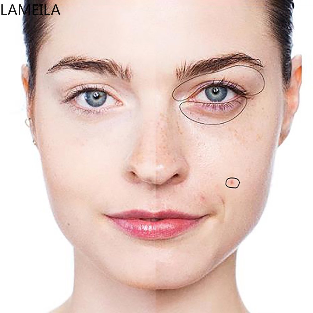 Concealer Palette Cream Contouring Kit for Dark Circles Scars Uneven Skin Tone