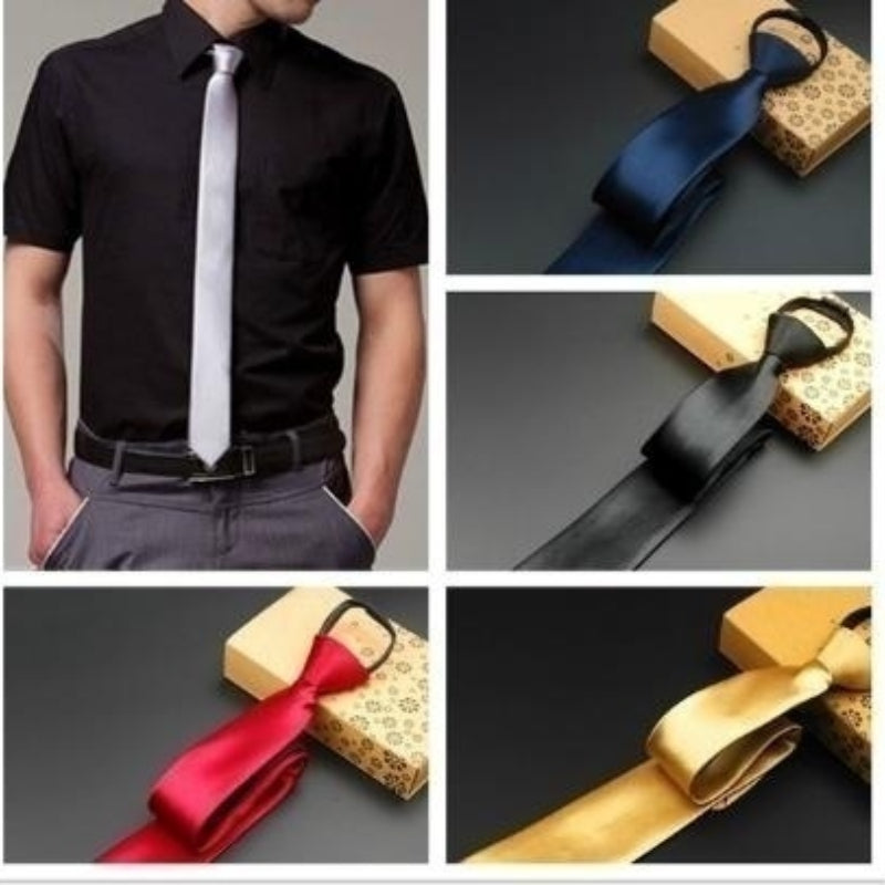 Classic Checks Woven Silk Men's Tie Necktie
