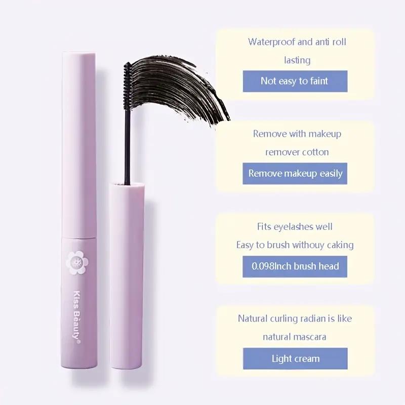 Waterproof Curling Mascara Smudge Proof Clumping Volume Makeup Tool
