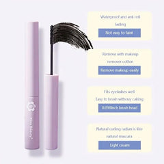 Waterproof Curling Mascara Smudge Proof Clumping Volume Makeup Tool