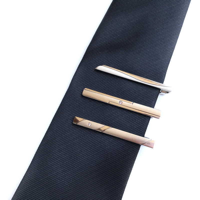 Men's Formal Silver Tie Clip Business Accessories